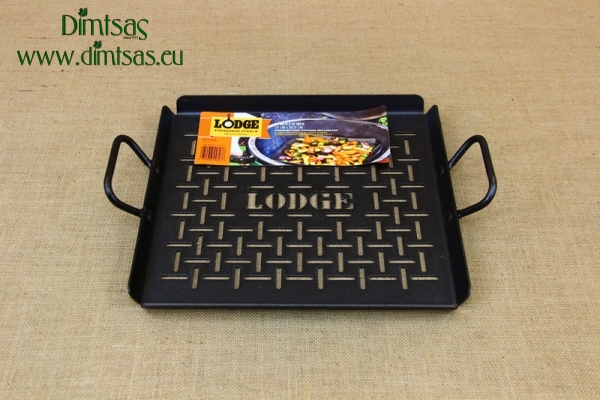 Lodge Carbon Steel Grilling Pan 33x30.5 cm