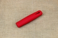 Silicone Handle Holder for Seasoned Carbon Steel Skillets Red First Depiction