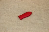 Λαβή Σιλικόνης για Μαντεμένια Τηγάνια Μικρή Κόκκινη Απεικόνιση Πρώτη