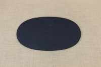 Oval Wood Underliner Ebony Black Third Depiction