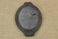 Oval Wood Underliner with Handles Third Depiction