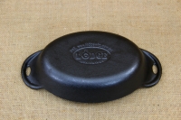 Cast Iron Oval Server Heat-treated Fourth Depiction