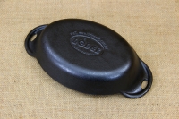 Cast Iron Oval Server Heat-treated Fifth Depiction