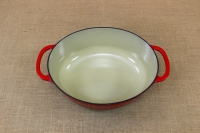 Enameled Cast Iron Dutch Oven - Casserole 6.6 lt Oval Red Fifth Depiction