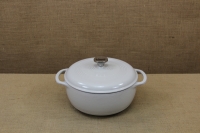 Enameled Cast Iron Dutch Oven - Casserole 5.7 lit Oyster First Depiction
