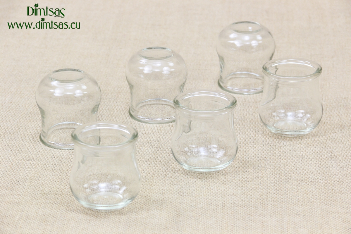 Glass Cupping Jars Set of 6 Pieces