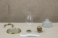 Λάμπα Πετρελαίου Γυάλινη Νο11 με Καθρέφτη Απεικόνιση Πέμπτη