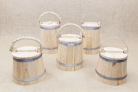 Wooden Milk Bucket with Lid 4.5 liters Eleventh Depiction