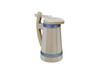 Wooden Jug with Lid 1.2 liters Seventeenth Depiction
