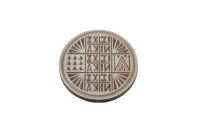 Wooden Stamp for Holy Bread 13 cm Sixth Depiction