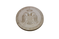 Wooden Stamp for Holy Bread Two-Headed Eagle 16 cm Sixth Depiction