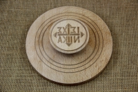 Wooden Stamp for Holy Bread with Wreath 17 cm First Depiction