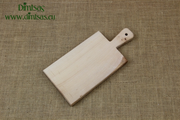 Wooden Cutting Board with Metal Hook 38x22 cm