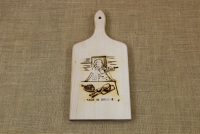 Wooden Cutting Board 25x18 cm First Depiction