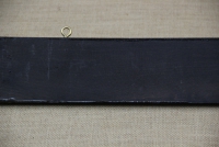 Wooden Wall Hanger with 2 Metal Hooks Black Eleventh Depiction