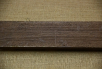 Wooden Wall Hanger with 2 Metal Hooks Brown Eleventh Depiction