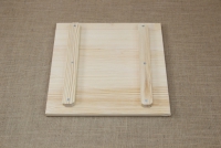 Wooden Cutting Surface - Wooden Serving Plate with Groove Square No3 Second Depiction