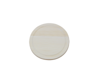 Wooden Cutting Surface - Wooden Serving Plate with Groove Round No1 Tenth Depiction