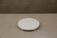 Wooden Cutting Surface - Wooden Serving Plate with Groove Round No1 First Depiction