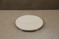 Wooden Cutting Surface - Wooden Serving Plate Round No2 First Depiction