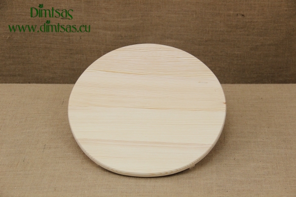Wooden Cutting Surface - Wooden Serving Plate Round No2
