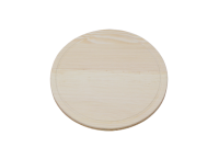 Wooden Cutting Surface - Wooden Serving Plate with Groove Round No2 Tenth Depiction