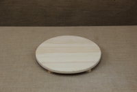 Wooden Cutting Surface - Wooden Serving Plate Round No3 First Depiction