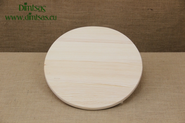 Wooden Cutting Surface - Wooden Serving Plate Round No3