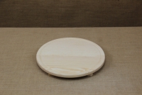 Wooden Cutting Surface - Wooden Serving Plate with Groove Round No3 First Depiction