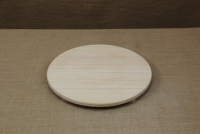 Wooden Cutting Surface - Wooden Serving Plate Round No4 First Depiction