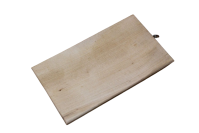 Wooden Cutting Board with Metal Hook 38x22 cm Third Depiction