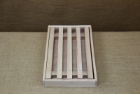Wooden Bread Cutting Board with Slits and a Removable Crumb Collector Eleventh Depiction