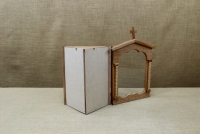 Small Corner Wooden Home Altar Fifth Depiction
