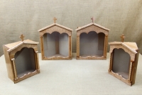 Small Corner Wooden Home Altar Ninth Depiction