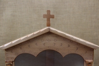 Small Straight Wooden Home Altar Sixth Depiction
