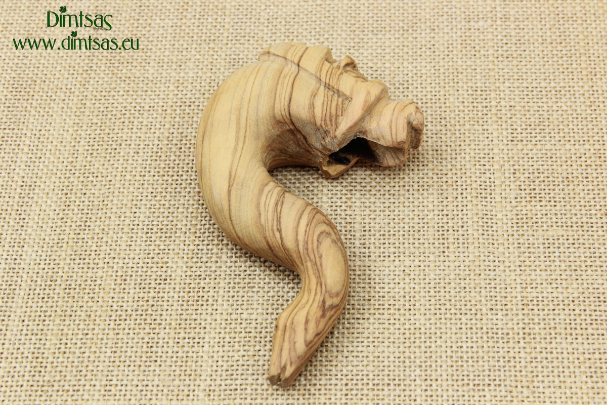 Wooden Gklitsa from Olive Tree in a Horse Shape