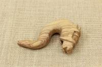 Wooden Gklitsa from Olive Tree in a Horse Shape Third Depiction