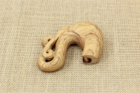 Wooden Gklitsa from Olive Tree with a Snake Shape Second Depiction