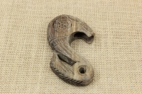 Wooden Gklitsa from Walnut Tree with a Snake Shape Third Depiction