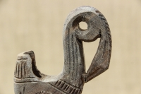 Wooden Gklitsa from Walnut Tree with a Snake Shape Seventh Depiction