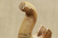 Wooden Gklitsa from Beech Tree in a Snake Shape Twelfth Depiction
