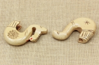 Wooden Gklitsa from Beech Tree in a Snake Shape Fifth Depiction