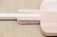 Wooden Bakers Shovel - Wooden Peel 24.5x35.5x206 cm Series 2 Third Depiction