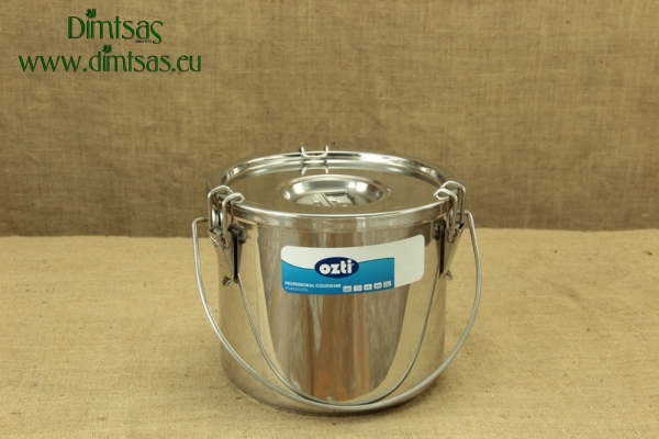 Food Carrying Container Stainless Steel 40x40 50 lit with Sandwich Bottom
