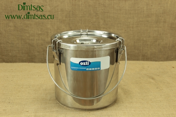 Food Carrying Container Stainless Steel 30x28 20 lit with Sandwich Bottom