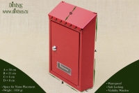 Γραμματοκιβώτιο Κόκκινο Σειρά 1 Απεικόνιση Δέκατη