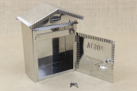 Mailbox Inox with Roof Series 6 Second Depiction