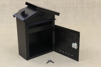 Mailbox Black with Roof Series 6 Second Depiction