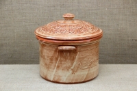 Clay Casserole 8 Liters Beige Second Depiction