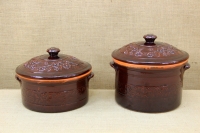 Clay Casserole 5.5 Liters Brown Tenth Depiction